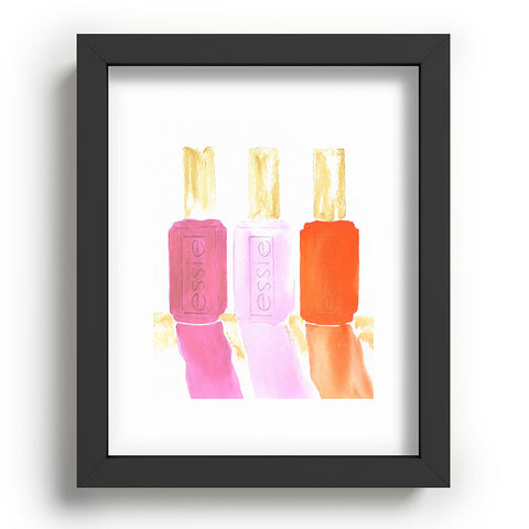 Laura Trevey Essie In Pink Recessed Framing Rectangle