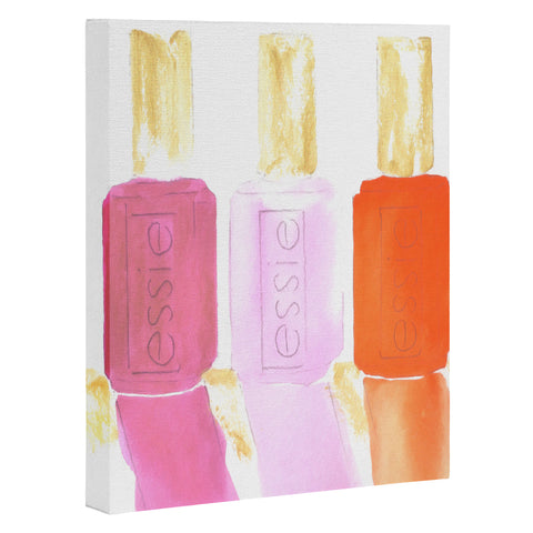 Laura Trevey Essie In Pink Art Canvas