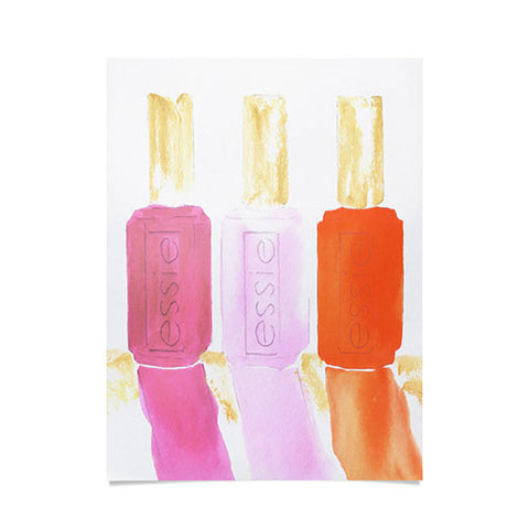 Laura Trevey Essie In Pink Poster