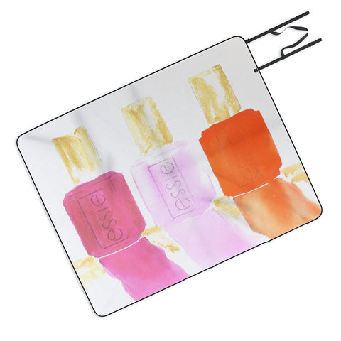 Laura Trevey Essie In Pink Picnic Blanket