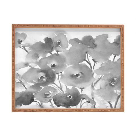 Laura Trevey Field Of Poppies II Rectangular Tray