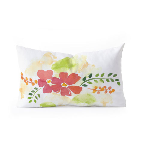 Laura Trevey First Bloom Oblong Throw Pillow