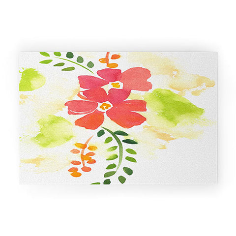 Laura Trevey First Bloom Welcome Mat