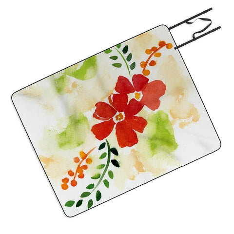 Laura Trevey First Bloom Picnic Blanket