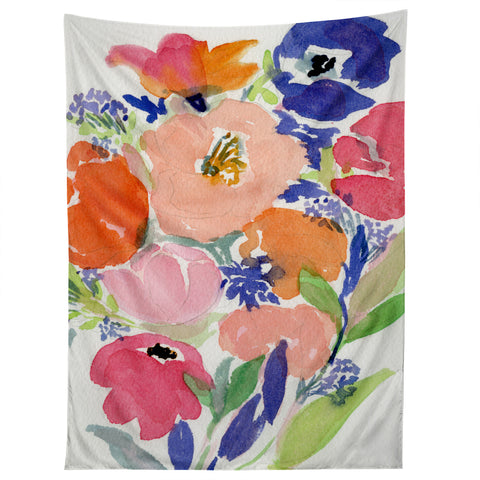 Laura Trevey Floral Frenzy Tapestry