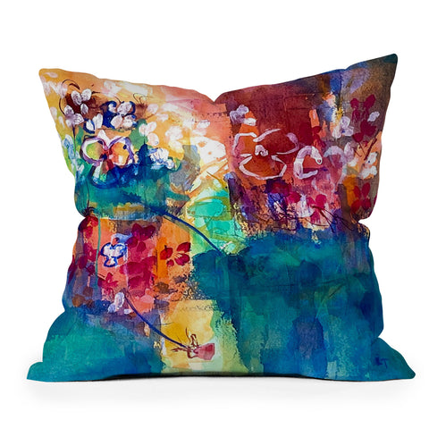 Laura Trevey Four Seasons Throw Pillow