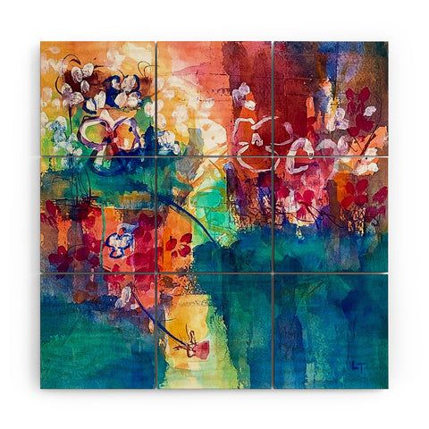 Laura Trevey Four Seasons Wood Wall Mural