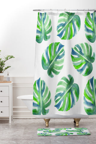 Laura Trevey Going Green Shower Curtain And Mat