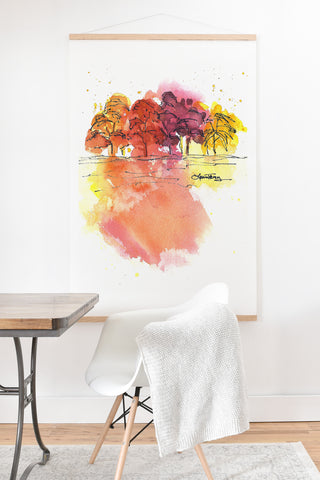 Laura Trevey Golden Hue Art Print And Hanger