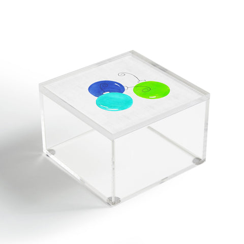 Laura Trevey JOY in Blue Green Acrylic Box
