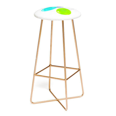Laura Trevey JOY in Blue Green Bar Stool