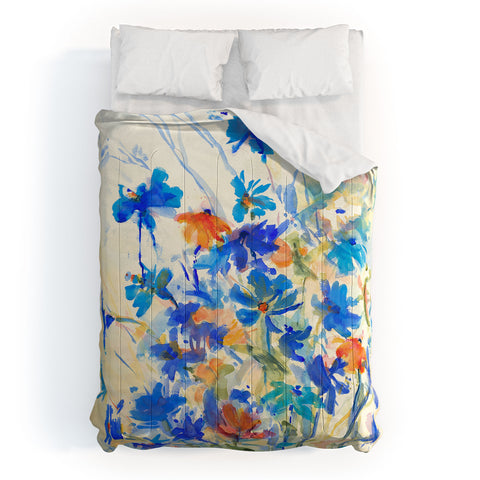 Laura Trevey Joyful Wildflowers Comforter