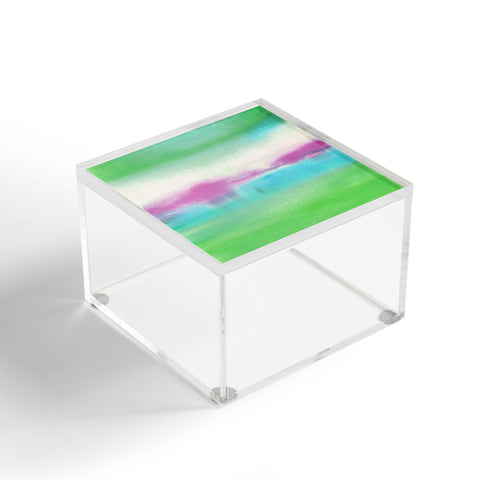 Laura Trevey lime and fuschia Acrylic Box