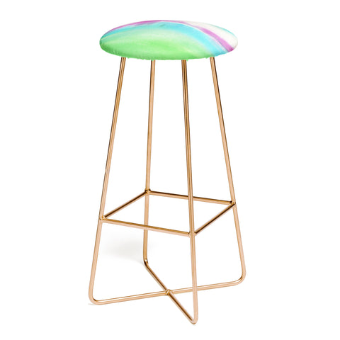 Laura Trevey lime and fuschia Bar Stool