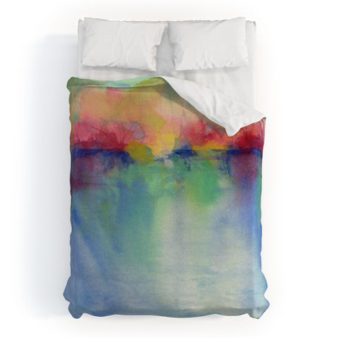 Laura Trevey Magical Sun Rising Duvet Cover