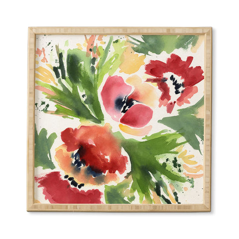 Laura Trevey Melon Choly Tropics Framed Wall Art
