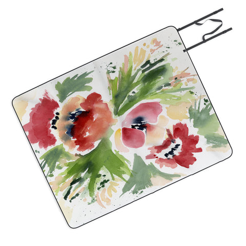 Laura Trevey Melon Choly Tropics Picnic Blanket