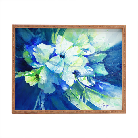 Laura Trevey Midnight Garden Rectangular Tray