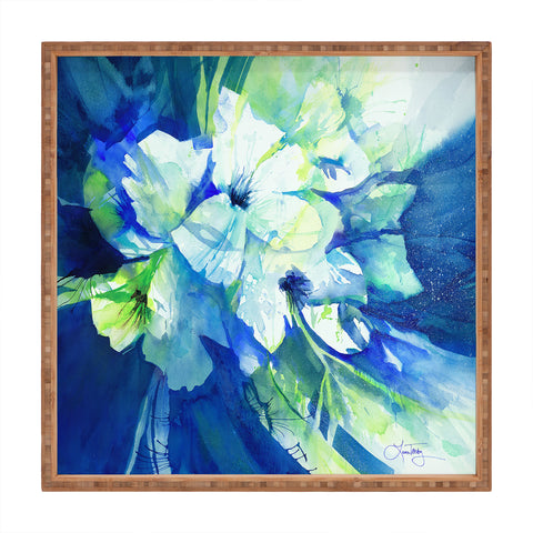 Laura Trevey Midnight Garden Square Tray