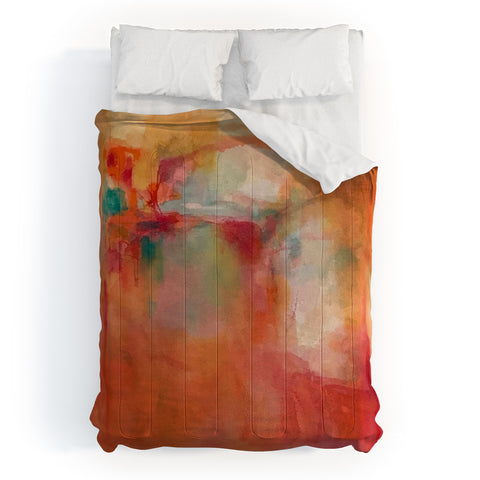 Laura Trevey Orange Daydream Comforter