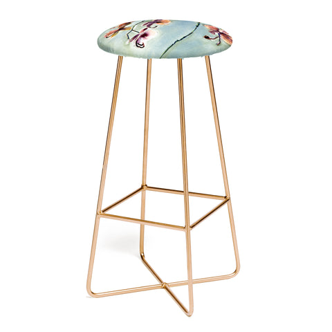 Laura Trevey Orchids Bar Stool