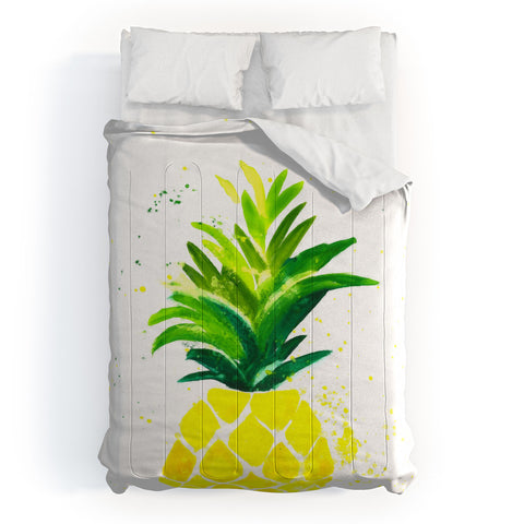 Laura Trevey Pineapple Sunshine Comforter