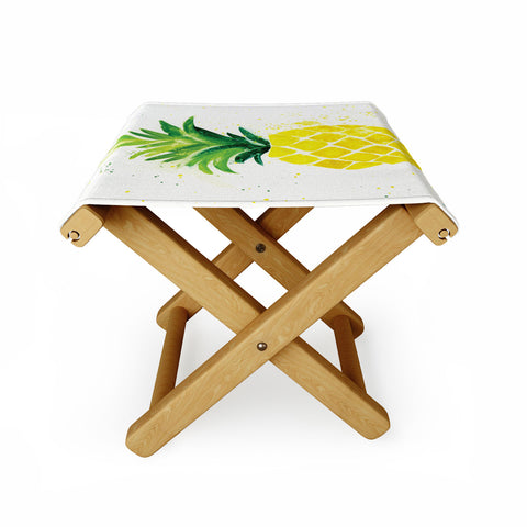Laura Trevey Pineapple Sunshine Folding Stool