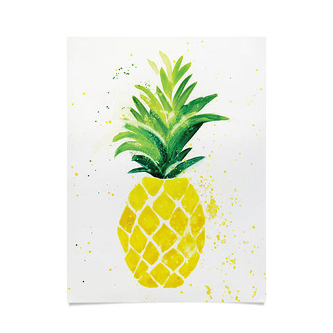 Laura Trevey Pineapple Sunshine Poster