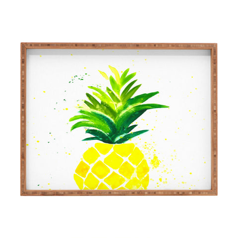 Laura Trevey Pineapple Sunshine Rectangular Tray