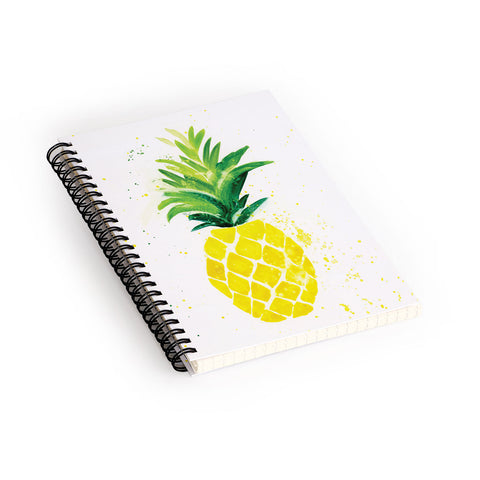 Laura Trevey Pineapple Sunshine Spiral Notebook