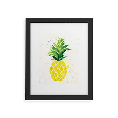 Laura Trevey Pineapple Sunshine Framed Art Print