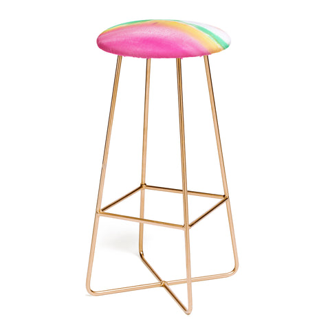 Laura Trevey Pink and Gold Glow Bar Stool
