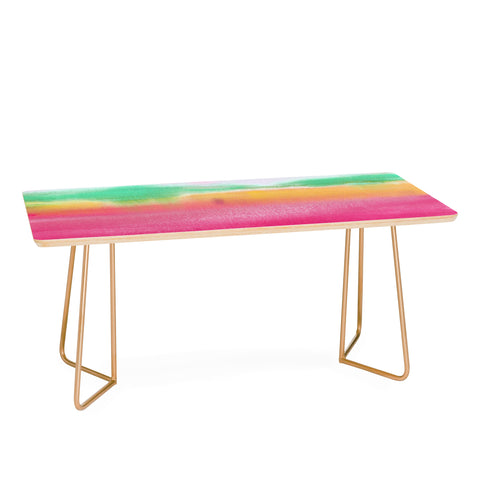 Laura Trevey Pink and Gold Glow Coffee Table