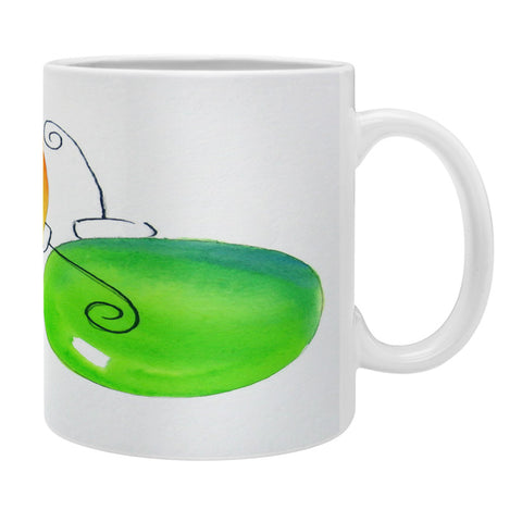 Laura Trevey Pink And Green Holiday Coffee Mug
