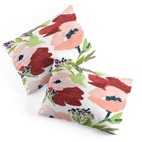 Laura Trevey Pink Poppies Pillow Shams