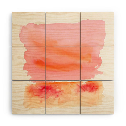 Laura Trevey Pink Sky Day Wood Wall Mural