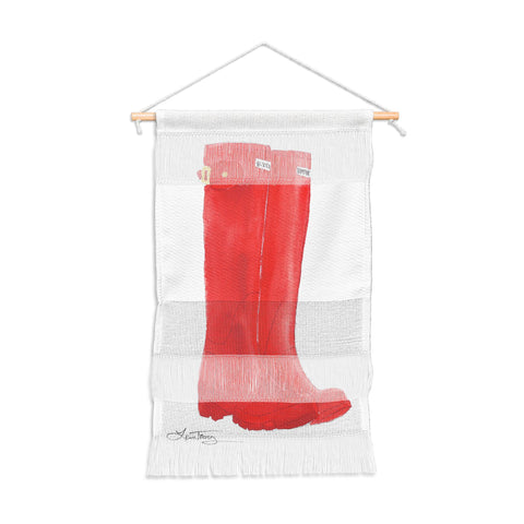 Laura Trevey Red Boots Wall Hanging Portrait