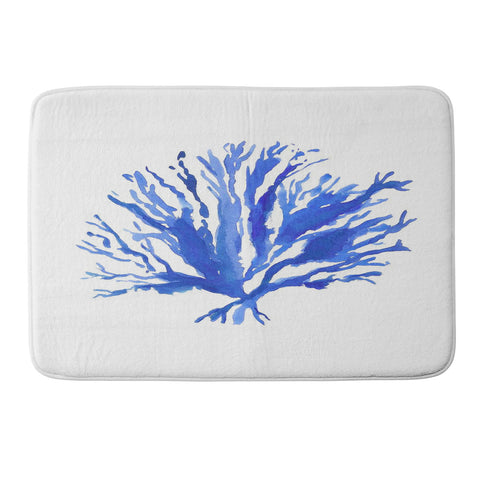 Laura Trevey Sea Coral Memory Foam Bath Mat