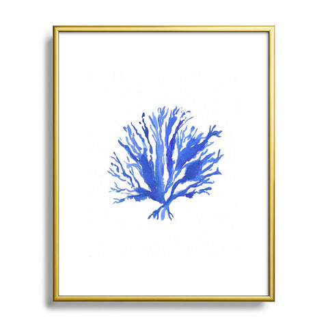 Laura Trevey Sea Coral Metal Framed Art Print