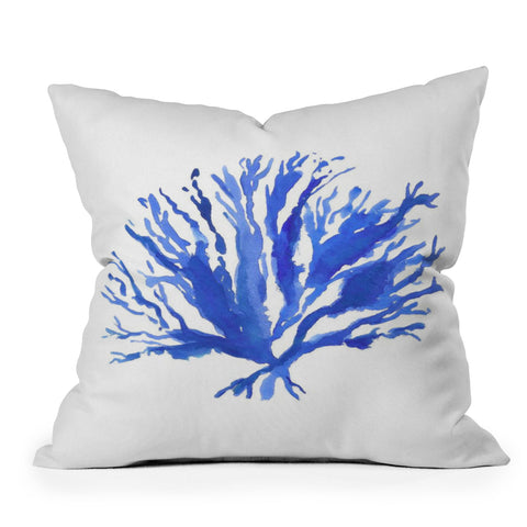 Laura Trevey Sea Coral Throw Pillow