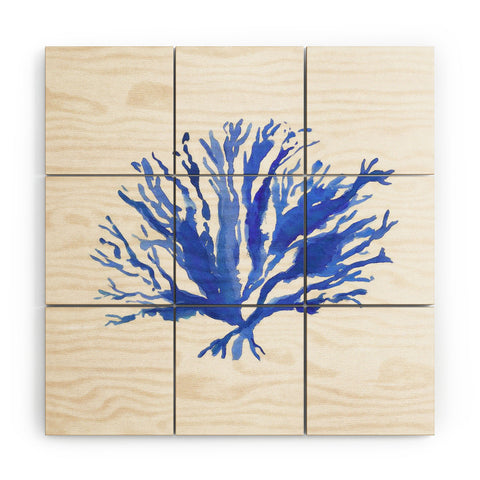 Laura Trevey Sea Coral Wood Wall Mural