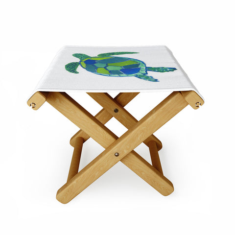 Laura Trevey Sea Turtle Folding Stool