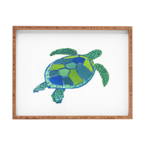 Laura Trevey Sea Turtle Rectangular Tray