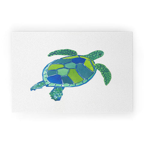 Laura Trevey Sea Turtle Welcome Mat