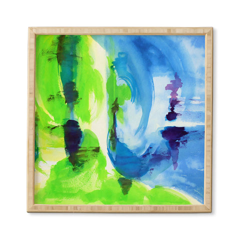 Laura Trevey Shot Of Lime Framed Wall Art