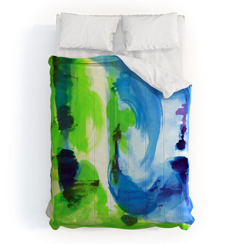 Laura Trevey Shot Of Lime Comforter