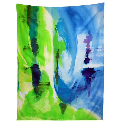 Laura Trevey Shot Of Lime Tapestry