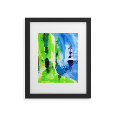 Laura Trevey Shot Of Lime Framed Art Print