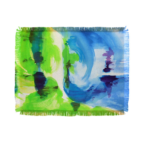 Laura Trevey Shot Of Lime Throw Blanket