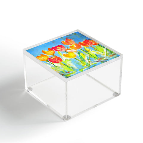 Laura Trevey Spring Tulips Acrylic Box